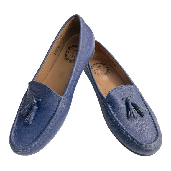Driver Club Murray Hill Leather Loafer Blue 8.5 - Picture 2 of 16